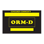 1-1/2" x 2-1/2" ORM D, Consumer Commodity Label 500/Roll