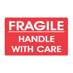 3" x 5" Fragile Label. 500/Roll