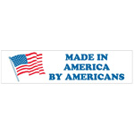 2" x 8" Made In America by Americans Label. 500/Roll