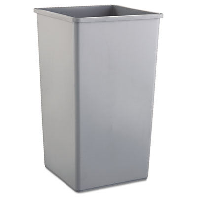 Square Container. 50 Gallon. Gray. 1/Ea