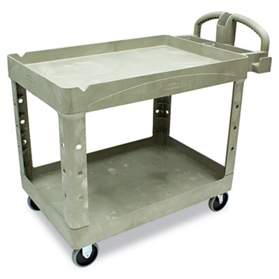 Heavy Duty Service/Utility Cart. 25-7/8"W x 45-1/4"D. Beige. 1/Ea