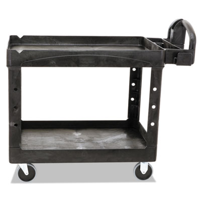 Heavy Duty Service/Utility Cart. 25-7/8"W x 45-1/4"D. Black. 1/Ea