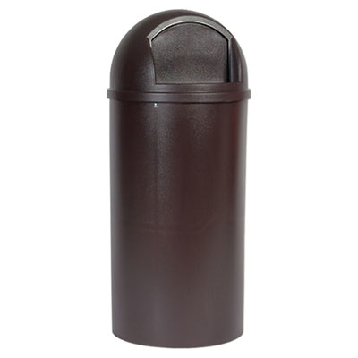 Marshal® Classic Container. 25 Gallon. Brown. 1/Ea