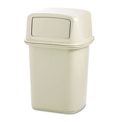 Ranger® Containers, with 2 Doors. 45 Gallon. Beige. 1/Ea