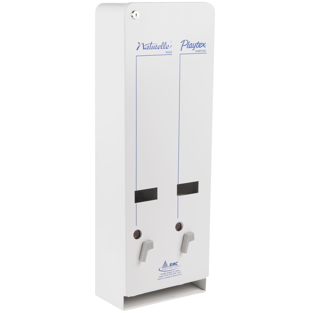 RMC J6-RC Dual Vendor, w/window White Enamel, 1/Ea