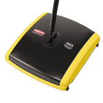 Dual Action Carpet Sweeper. 7.5" Sweep Path. Black. 1/Ea