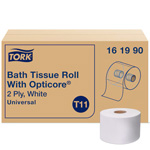 Tork® OptiCore® 2-Ply Bath Tissue. 865 Sheets Per Roll, 36/Cs