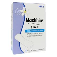 Naturelle Maxithins Maxipads #4, 250/Cs