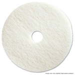 20" White Polishing Floor Pad. 5/Cs