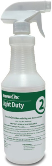 EnvirOx&trade; OxiGenesis Heavy Duty Green Spray Bottle 1/Ea
