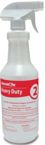 EnvirOx&trade; OxiGenesis Heavy Duty Red Spray Bottle 1/Ea