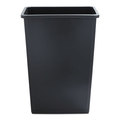 Slim Jim Rectangular Waste Container. 23 Gallon. Gray. 1/Ea