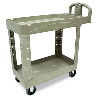 Heavy Duty Service/Utility Cart. 17-7/8"W x 39-1/4"D. Beige. 1/Ea