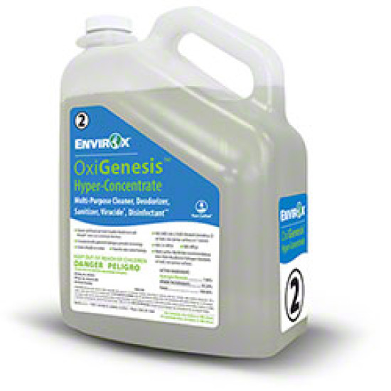 EnvirOx&trade; OxiGenesis Hyper-Concentrate Disinfectant 2 Gallons/Cs