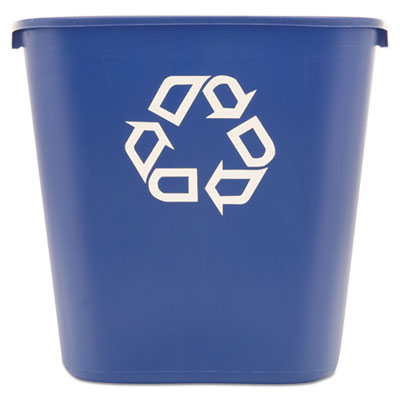 Deskside Paper Recycle Container. 28-1/8 Quart. 1/Ea