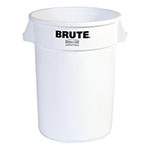 Brute® Round Trash Container, 20 Gallon White 1/Ea
