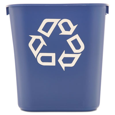 Deskside Paper Recycle Container. 13-5/8 Quart. 1/Ea