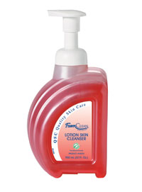 SSS Foaming Lotion Skin Cleanser Pump Bottle. 950 mL. 8/cs